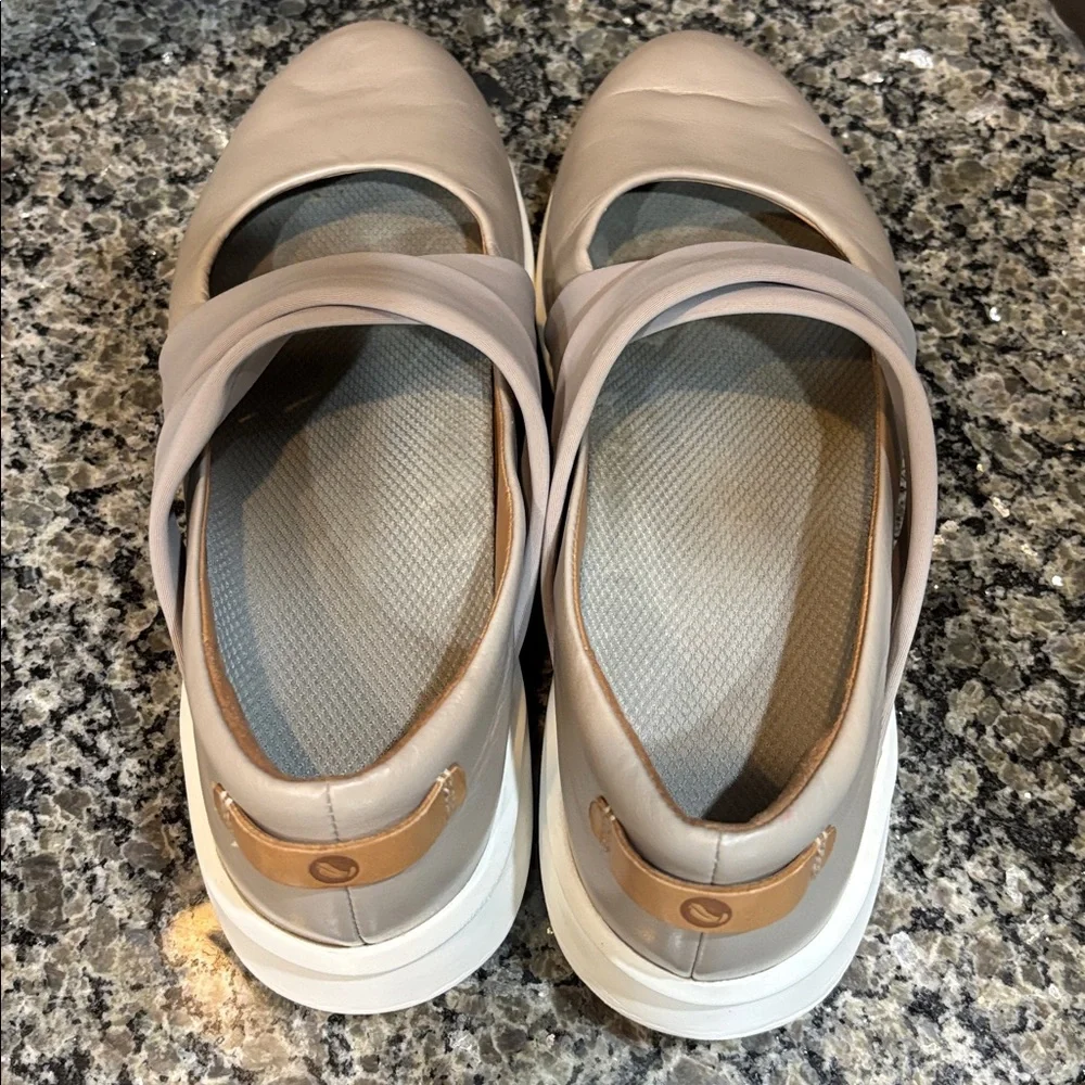 Clarks Un Rio Cross Stone Slip on Ballet Flat Sneaker Size 10 - Picture 6 of 9
